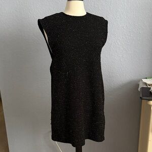 H&M Black Sleeveless Mini Dress